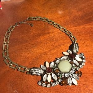 Gold/Bronze flower chain necklace